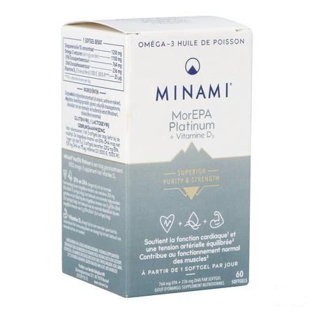 Minami Morepa Platinum + Vit D3 Caps 60  -  Nestle