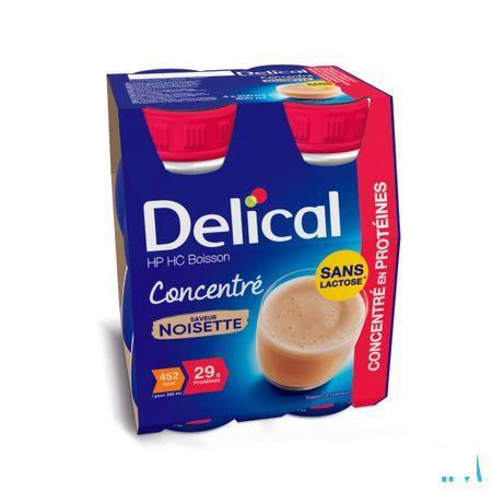 Delical Hp Hc Drank Geconc. Hazelnoot 4x200 ml  -  Bs Nutrition