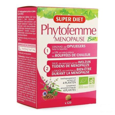 Phytofemme Menopauze Tabletten 120 11298  -  Superdiet Laboratoires
