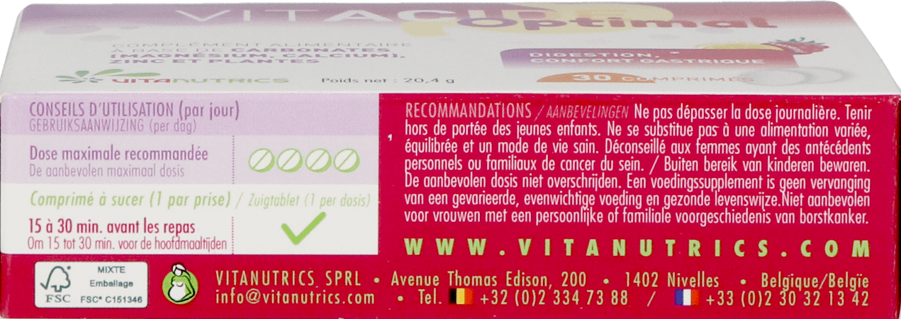 Vitacide Optimal Tabl 30