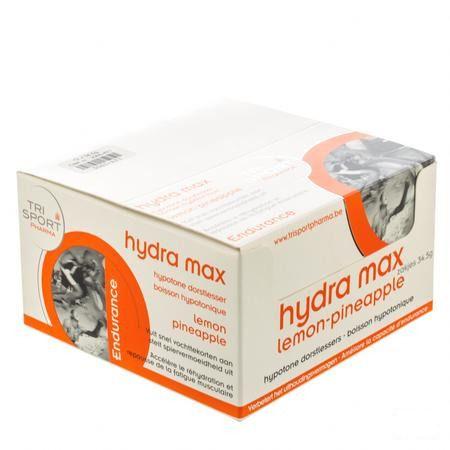Trisportpharma Hydra Max Lemon-pineap.pdr 12x34,5 gr  -  Trisport Pharma