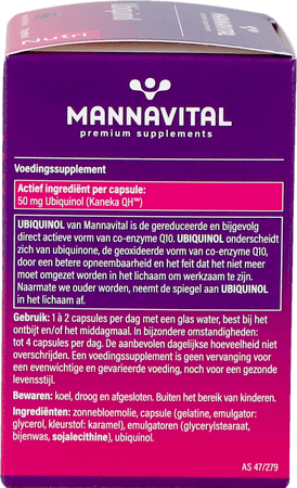 Mannavital Ubiquinol Capsule 60