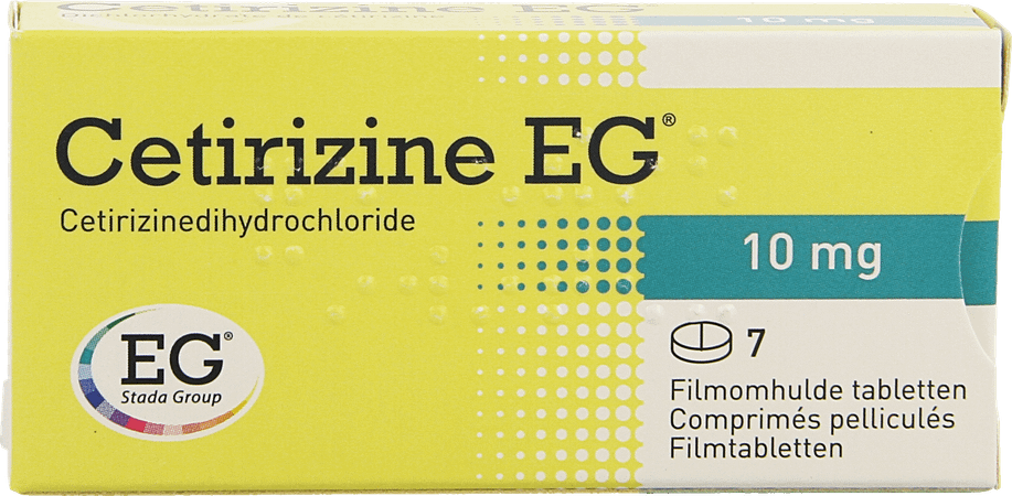 Cetirizine EG Tabletten 7 X 10 mg  -  EG