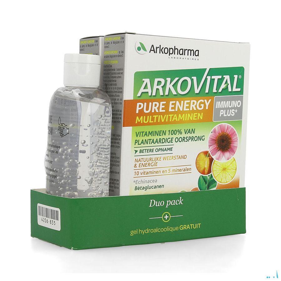 Arkovital Pure Energy Immun.Duo Comp60+Gel H.100 ml  -  Arkopharma