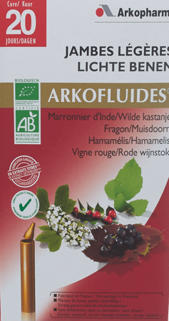 Arkofluide Lichte Benen Bio Unicadoses 20  -  Arkopharma