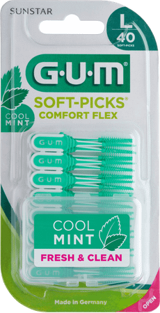 Gum Softpicks Comfort Flex Mint L 40