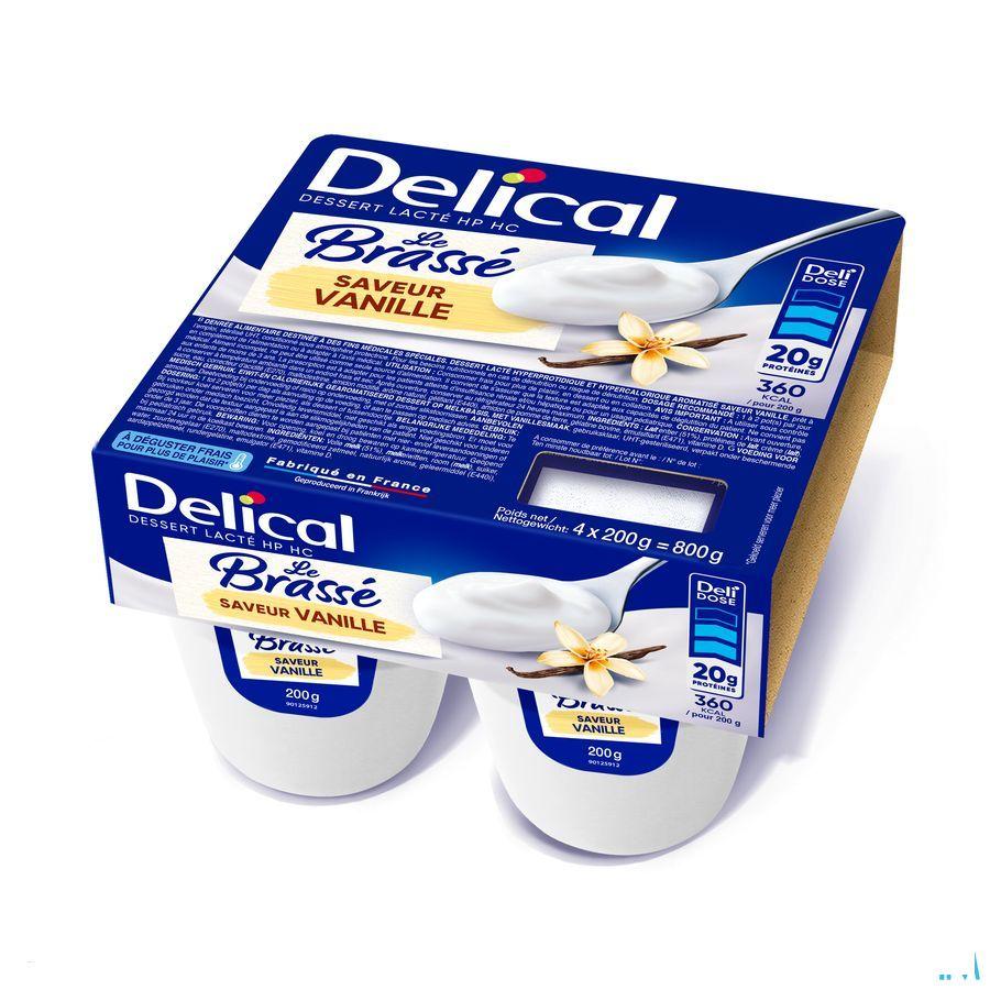 Delical Le Brasse Vanille 4 x 200 gr