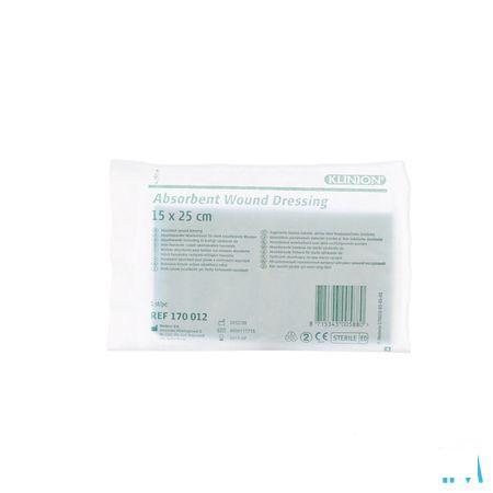 Klinion Pansement Absorbant 15X25cm S 1 4170012