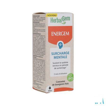 Herbalgem Energem Surcharge Mentale Goutte 30 ml
