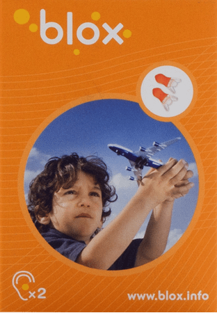 Blox Avion Enfant 1 Paire Prot.auditive Anti pression