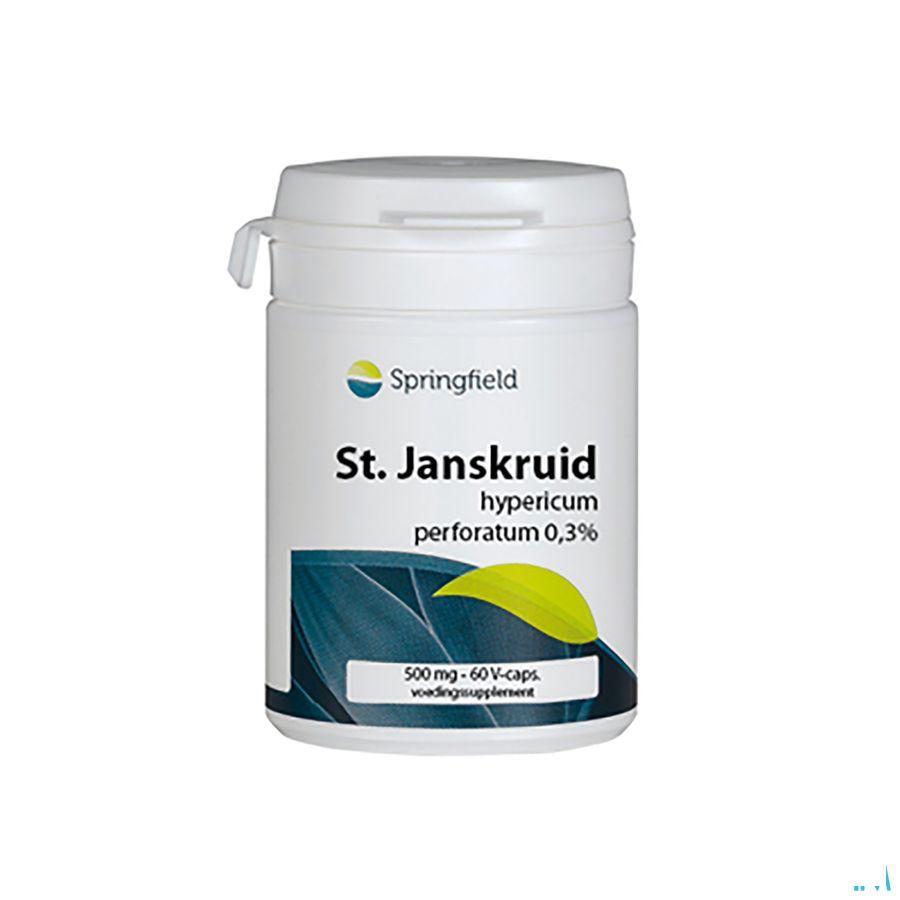 St Janskruid 500 mg Springfield V-Capsule 60  -  Springfield Nutraceuticals