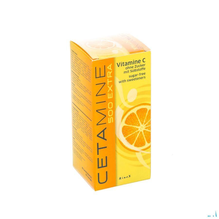 Cetamine 500 Extra zonder suiker Zuigtabletten 60