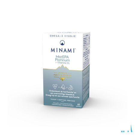 Minami Morepa Platinum + vit D3 1000 Iu Capsule 60  -  Nestle