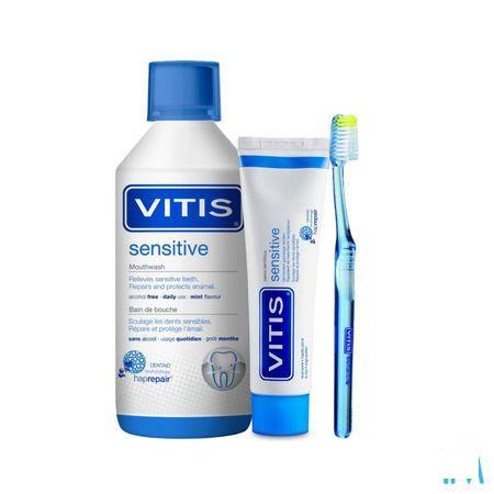 Vitis Sensitive Mondspoelmiddel 500 ml  -  Dentaid