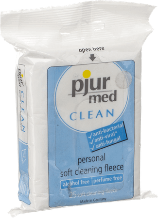 Pjur Med Clean Fleece 25st