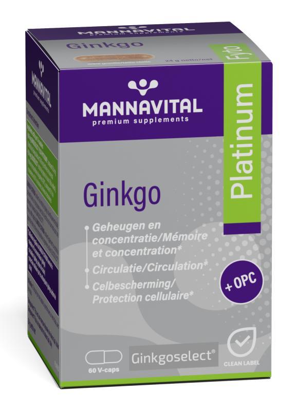 Mannavital Gingko V-caps 60  Copy