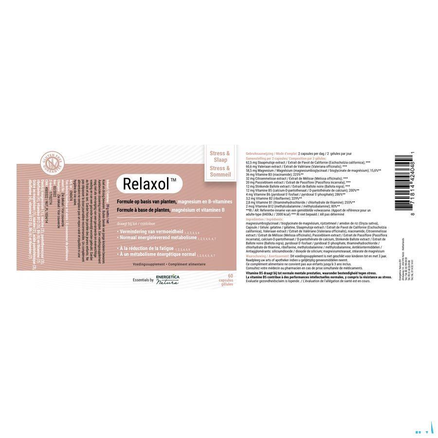 Relaxol 60 capsules  -   Energetica Natura