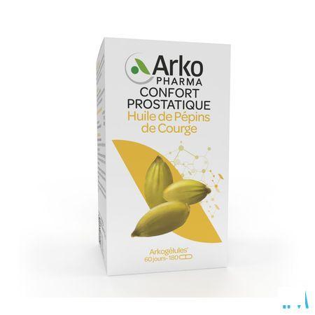 Arkogelules Huile De Pepins De Courge Capsule 180  -  Arkopharma