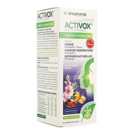 Activox Sirop Aux Herbes 150 ml  -  Arkopharma