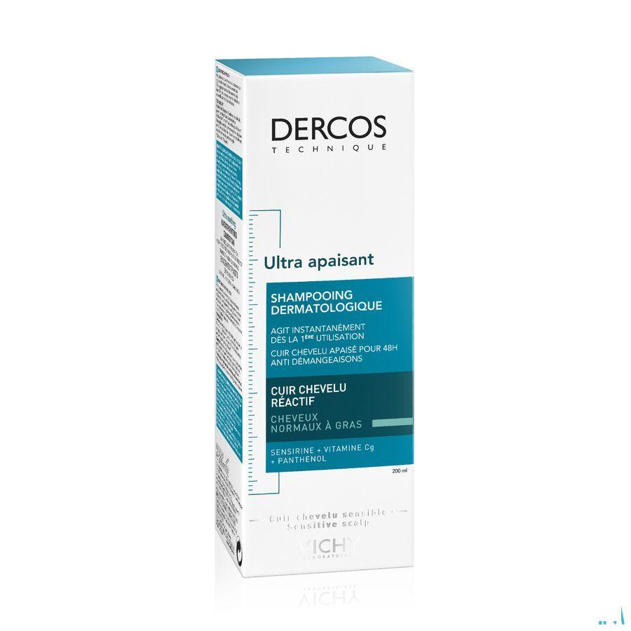 Vichy Dercos Dermo Kalmerend Vet Haar Shampoo 200 ml  -  Vichy