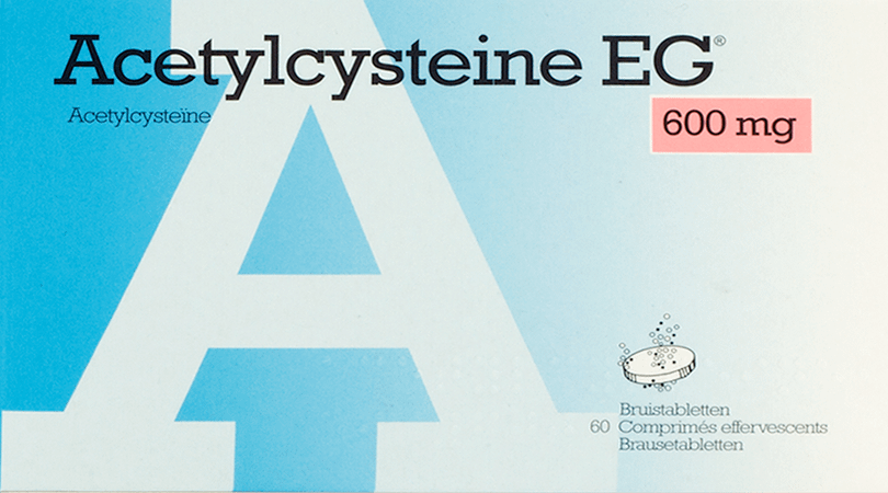 Acetylcysteine EG 600 mg Comprimes Eff. 60x600 mg  -  EG