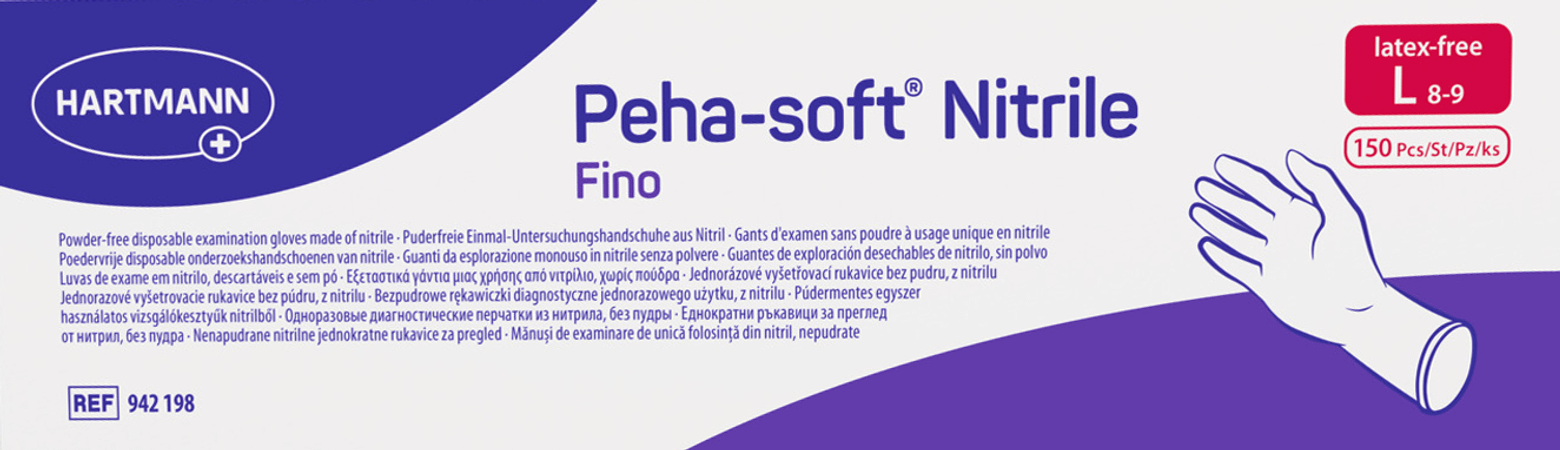 Peha Soft Gants Nitrile Fino L 150 9421986
