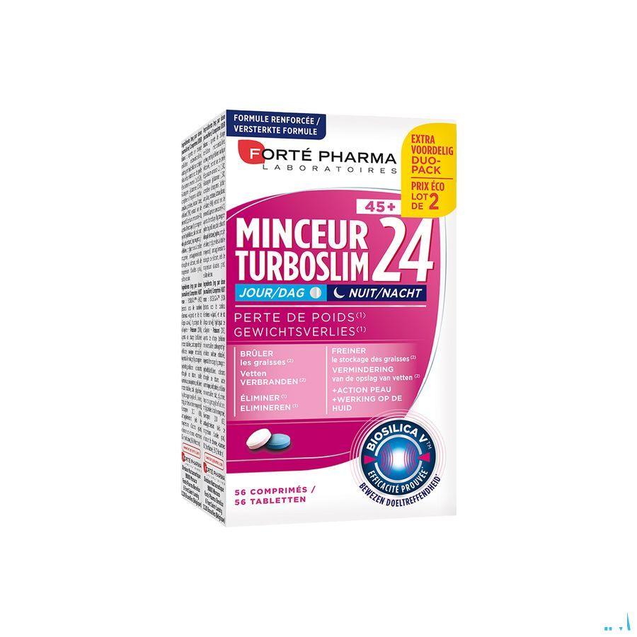 Turboslim 24 Dag/nacht 45 + Tabletten 2x28  -  Forte Pharma