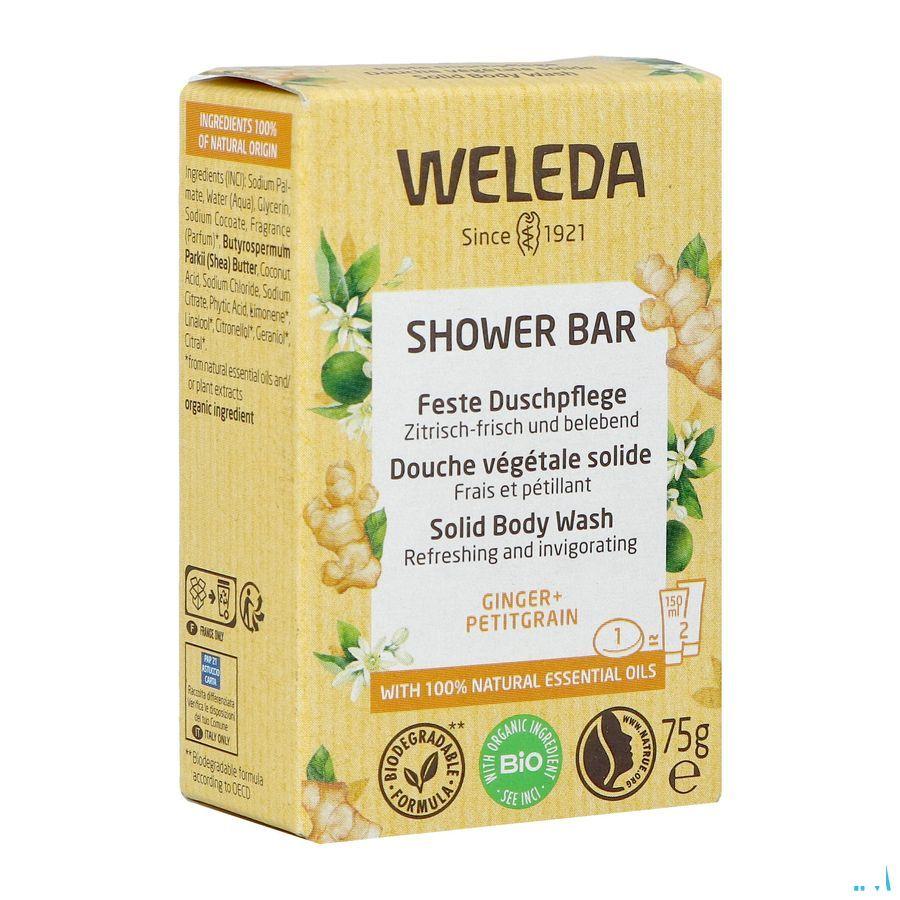 Weleda Shower Bar Gember + Petit Grain 75 gr