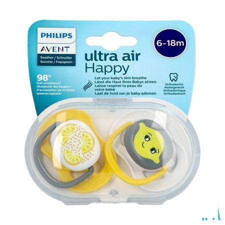 Philips Avent Sucette +6M Air Lemon 2