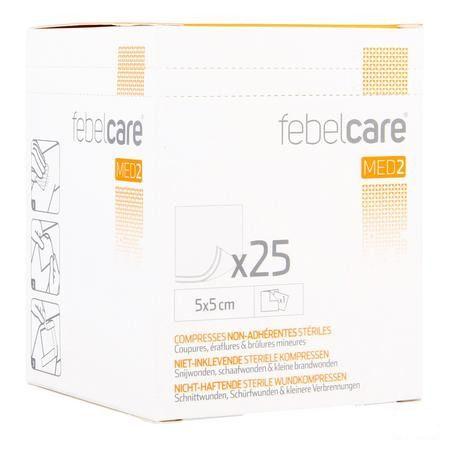Febelcare Med2 Komp.n-inkl. Ster. 5,0x 5,0cm 25x1