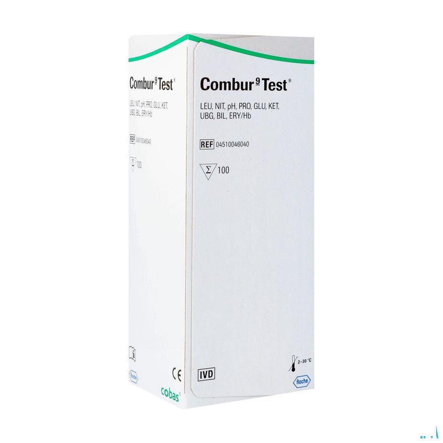 Combur 9 Test Strips 100 04510046040  -  Roche Diagnostics