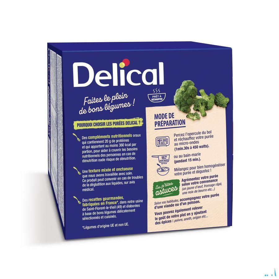 Delical Puree Brocolis Hphc 4 x 200 gr