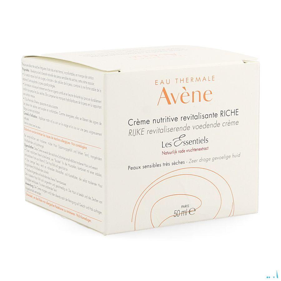 Avene Les Essentiels Rijke Revit. Voedende Creme 50 ml  -  Avene