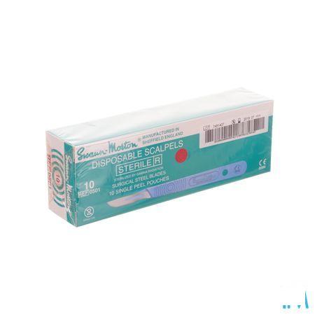 Scalpel S.m Disposable Steriel Nr10 10  -  Wm Supplies