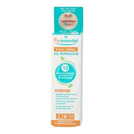 Puressentiel Sos Lippen Gel 10 Essentiele Olie 5 ml  -  Puressentiel