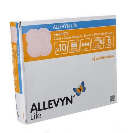 Allevyn Life Pansement 21,0X21,0Cm 10 66801070  -  Smith Nephew