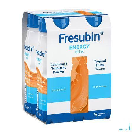 Fresubin Energy Drink Fruits Tropicaux Flacon 4x200 ml  -  Fresenius