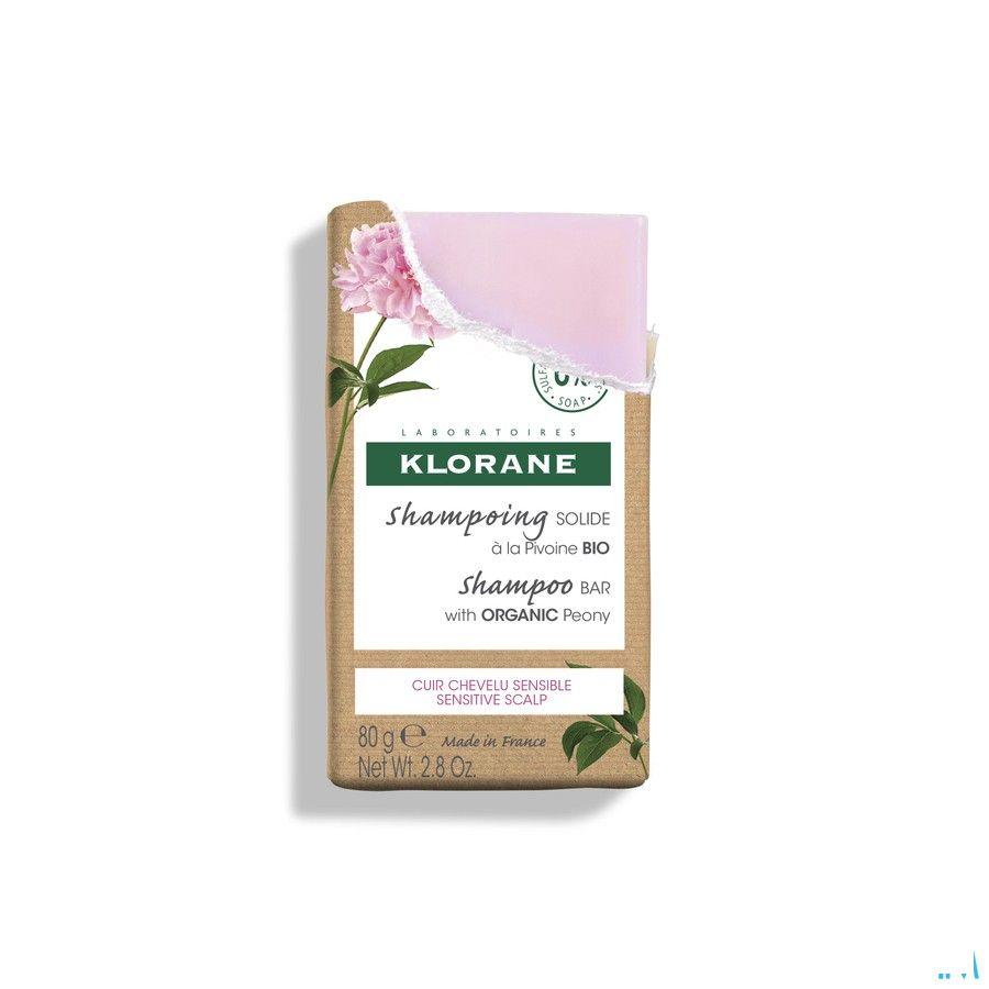 Klorane Capil. Shampoo Bar Pioenroos 80 gr