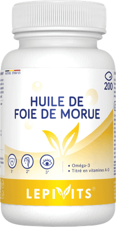 Lepivits Huile Foie De Morue Caps 200 Nf  -  Lepivits