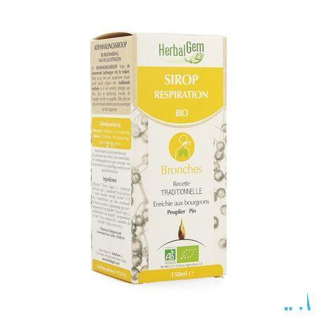 Herbalgem Siroop Ademhaling Bio Kind-volw 150 ml  -  Herbalgem