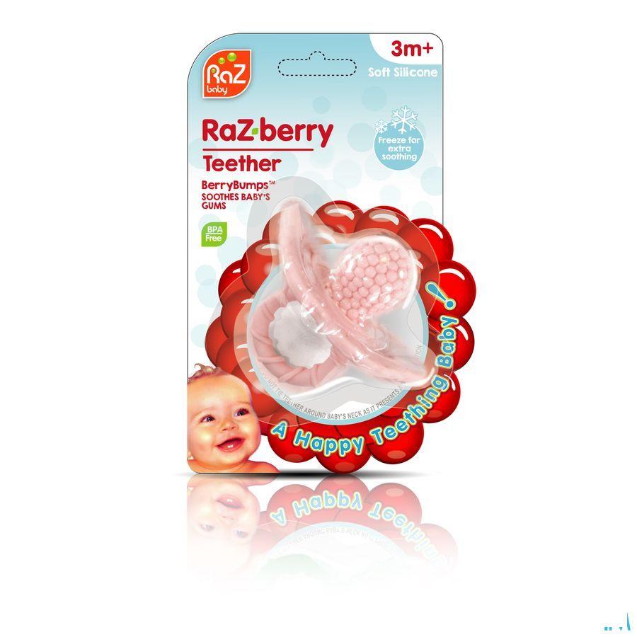 Raz Baby Anneau Dentition Razberry Pink  -  Solidpharma