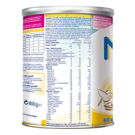 Nan Ha 1 Lait Poudre 800 gr  -  Nestle