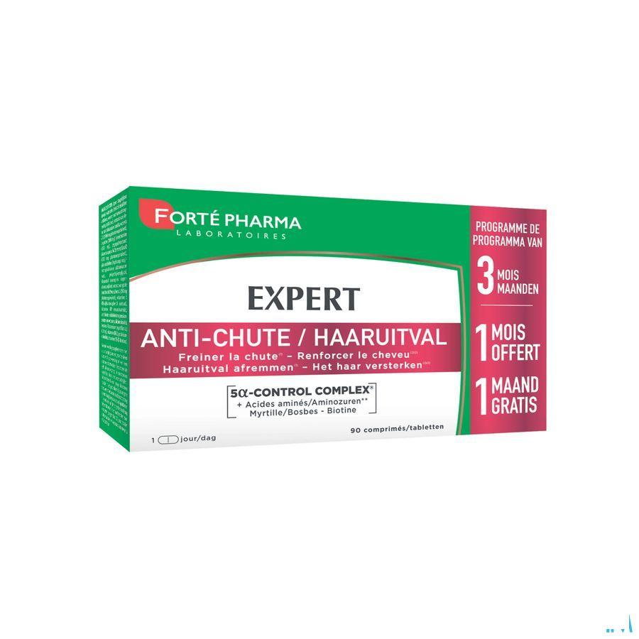 Expert Cheveux Anti chute Comprimes 3x30  -  Forte Pharma