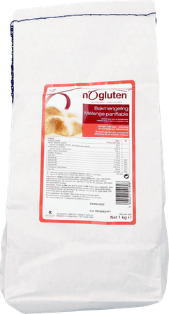 Nogluten Broodmix 1kg 5589  -  Revogan
