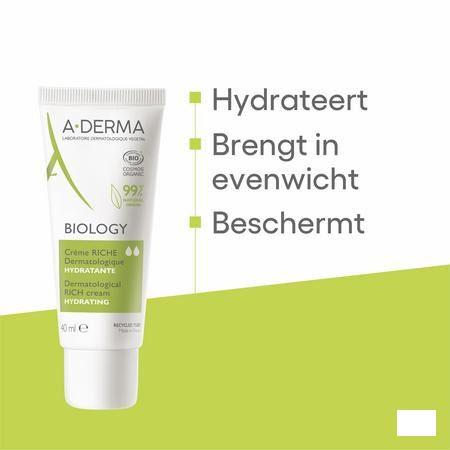 Aderma Biology Rijke Creme Dermatolog. 40 ml  -  Aderma