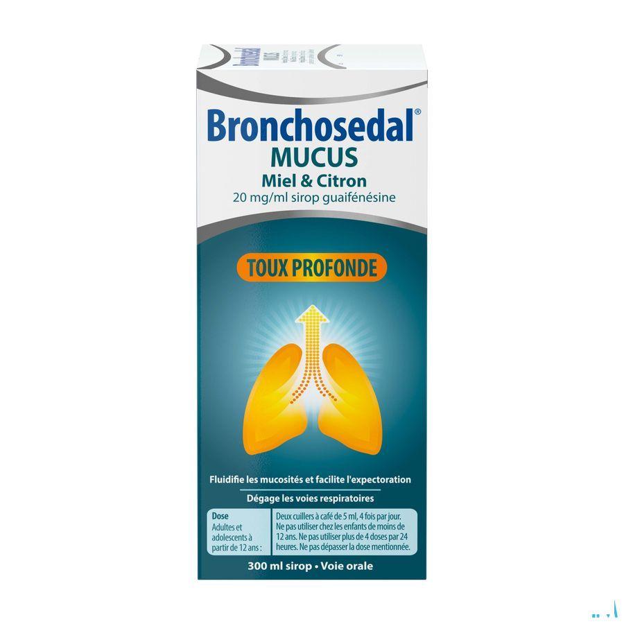 Bronchosedal Mucus Honing Citroen 300 ml 20 mg/ml