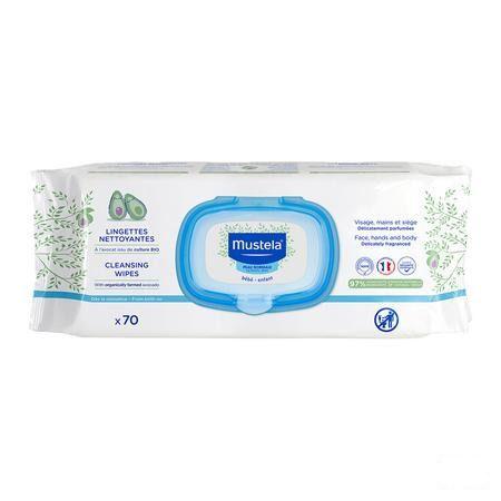 Mustela Bebe Lingettes Dermo Apaissantes 70