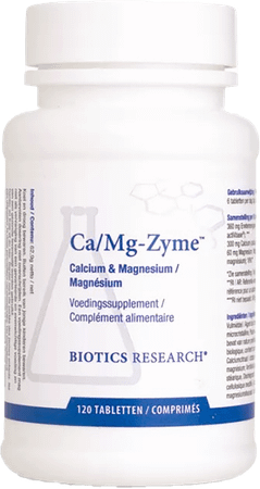 Biotics Ca/Mg-Zyme 120 tabletten  -  Energetica Natura