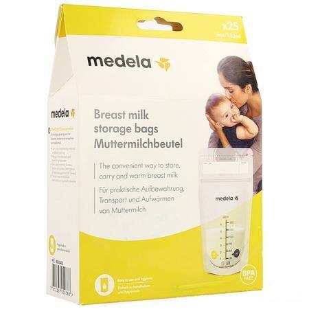 Medela Zakjes Voor Moedermelk 180  ml 25  -  Medela