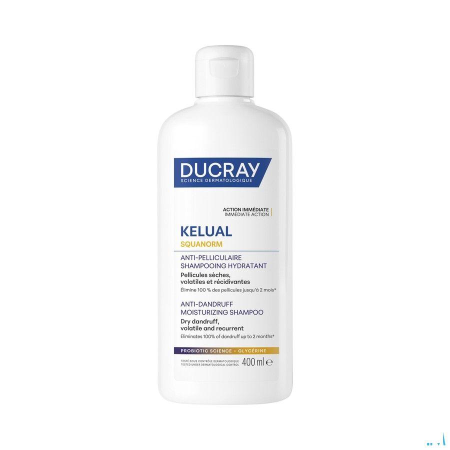 Ducray Kelual Squanorm Shampoo Droge Schilfers 400 ml